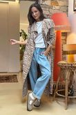 Darling Knit Trench Camel
